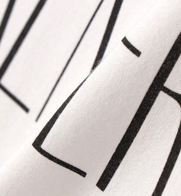 SHIPS for women「メルティ コットン プリント ロゴ ショート スリーブ Tシャツ」|Tシャツ・カットソー|