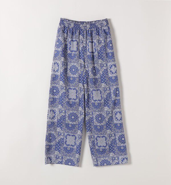 SHIPS any「SHIPS any:〈洗濯機可能〉バンダナ プリント イージー ワイド パンツ」|その他|