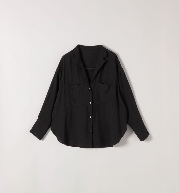 SHIPS any「《追加予約》SHIPS any:〈手洗い可能〉オープン カラー ポケット シャツ」|シャツ・ブラウス|