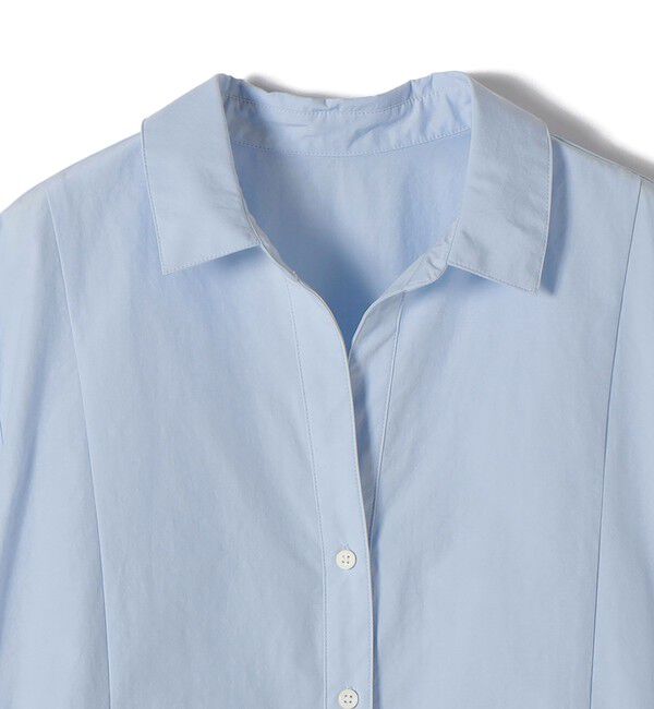 SHIPS for women「〈手洗い可能〉ポリエステル コットン ギャザー 切替 羽織 シャツ」|シャツ・ブラウス|