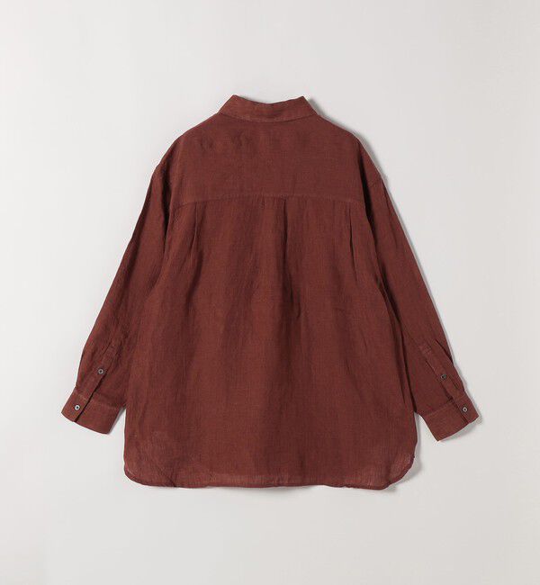 SHIPS any「SHIPS any:〈洗濯機可能〉リネン 刺繍 レギュラー ルーズ シャツ」|シャツ・ブラウス|