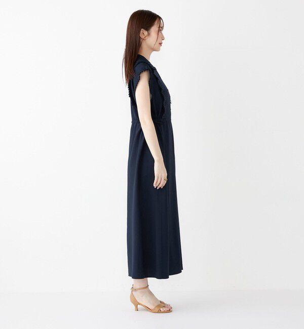 SHIPS Colors 「《予約》SHIPS Colors:〈手洗い可能〉プリーツ デザイン シャツ ワンピース2◆」|ワンピース|