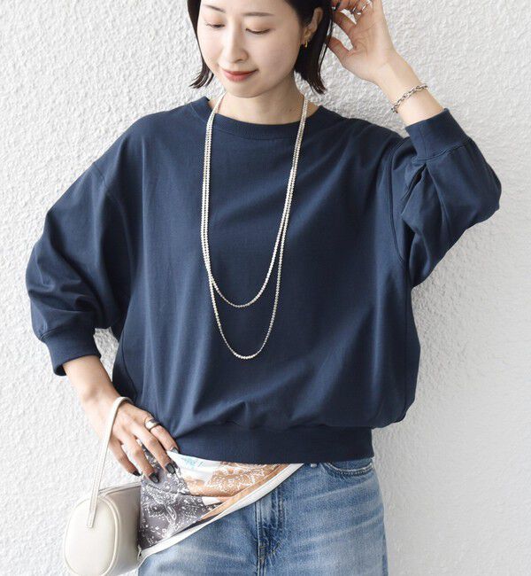 SHIPS for women「〈手洗い可能〉ハイゲージ ドルマン プルオーバー」|Tシャツ・カットソー|