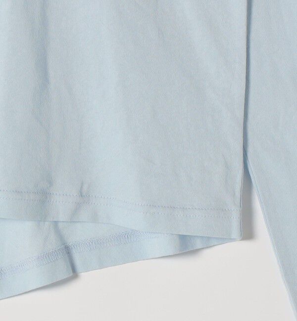 quaranciel「《予約》quaranciel:〈接触冷感/手洗い可能〉シアー コットン クルーネック ロンTEE」|Tシャツ・カットソー|
