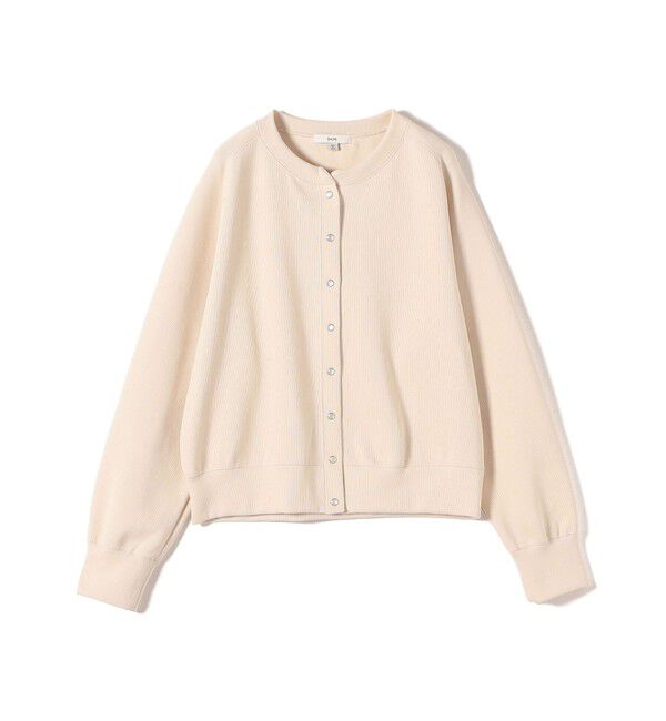 SHIPS for women「〈洗濯機可能〉コットン リブ スナップ ボタン カーディガン」|カーディガン|