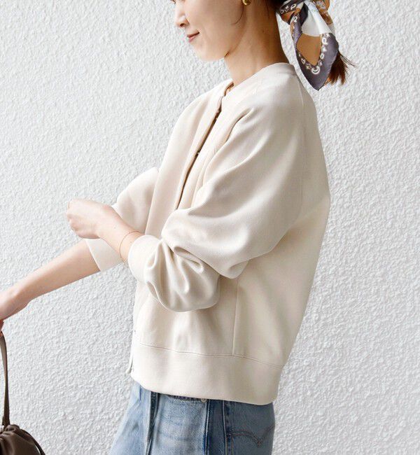 SHIPS for women「〈洗濯機可能〉コットン リブ スナップ ボタン カーディガン」|カーディガン|