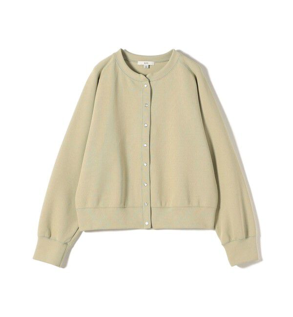 SHIPS for women「〈洗濯機可能〉コットン リブ スナップ ボタン カーディガン」|カーディガン|
