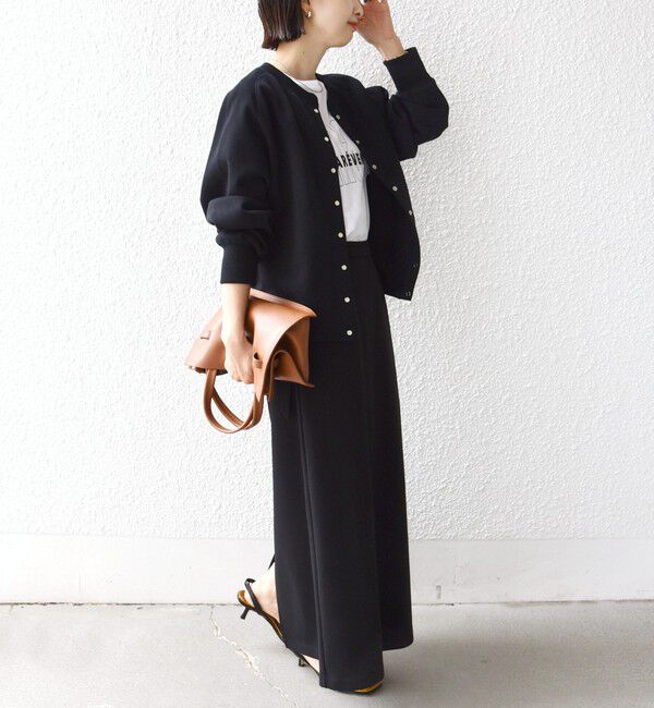 SHIPS for women「〈洗濯機可能〉コットン リブ スナップ ボタン カーディガン」|カーディガン|