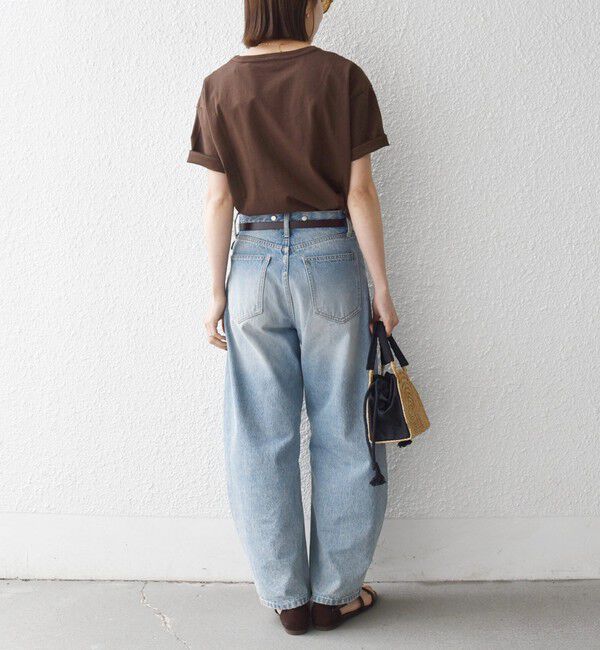 SHIPS any「《予約》【SHIPS any別注】La Hutte:〈洗濯機可能〉デザイン ロゴ プリント TEE 26SS」|Tシャツ・カットソー|