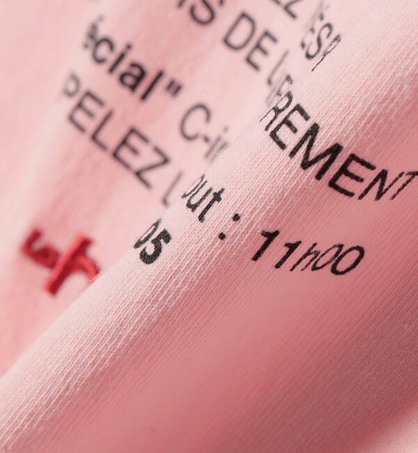 SHIPS any「《予約》【SHIPS any別注】La Hutte:〈洗濯機可能〉デザイン ロゴ プリント TEE 26SS」|Tシャツ・カットソー|