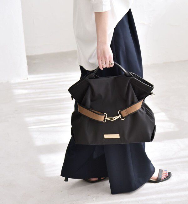 quaranciel「《予約》quaranciel: ラインベルト 2way ショルダー トート バッグ（A4対応）」|トートバッグ|