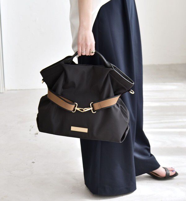 quaranciel「《予約》quaranciel: ラインベルト 2way ショルダー トート バッグ（A4対応）」|トートバッグ|