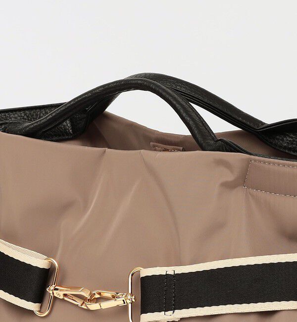 quaranciel「《予約》quaranciel: ラインベルト 2way ショルダー トート バッグ（A4対応）」|トートバッグ|