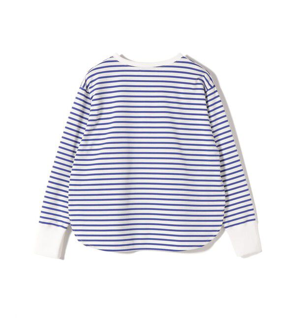 SHIPS for women「〈接触冷感 / UVカット / 手洗い可能〉ロング リブ ラウンド ヘム プルオーバー」|Tシャツ・カットソー|