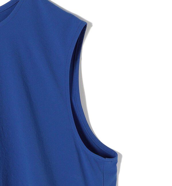 SHIPS for women「《予約》〈接触冷感 / 撥水加工〉TEXBRID(R) タフタ ノースリーブ ブラウス」|シャツ・ブラウス|