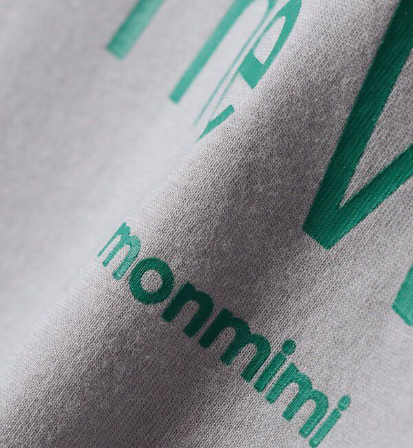 SHIPS any「《予約》【SHIPS any別注】monmimi:〈洗濯機可能〉ロゴ プリント ロンTEE 26SS」|Tシャツ・カットソー|