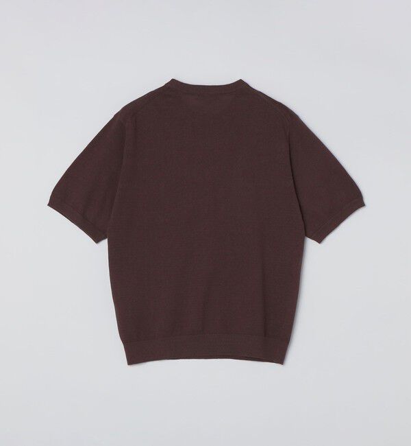 SHIPS「SHIPS:〈接触冷感/ 手洗い可能〉ラミー ニット Tシャツ」|ニット・セーター|