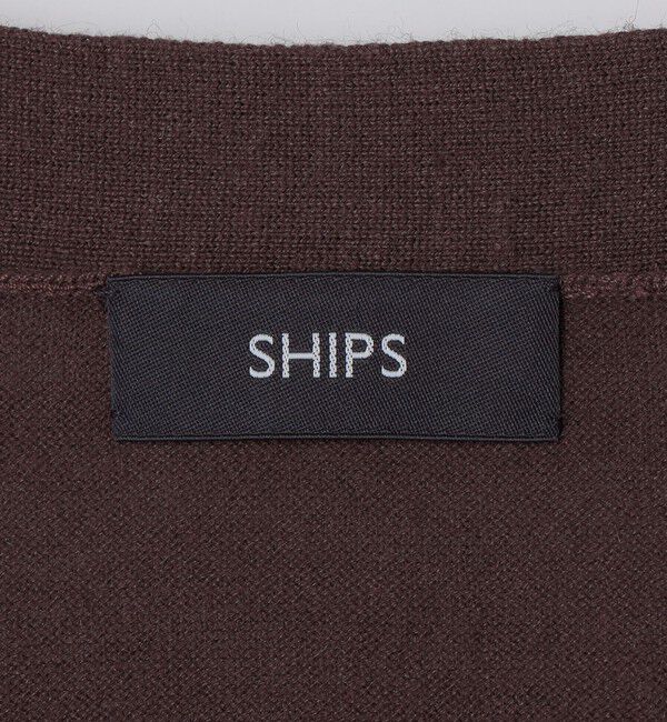 SHIPS「SHIPS:〈接触冷感/ 手洗い可能〉ラミー Vネック カーディガン」|カーディガン|