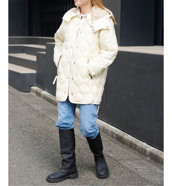 OUTDOOR PRODUCTS Usual Things「TAION 別注2WAYハーフダウンコート」|ダウン|