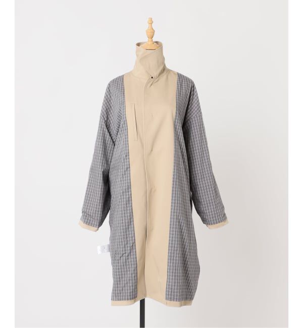 OUTDOOR PRODUCTS Usual Things「ライナーチェックステンカラーコート」|ステンカラーコート|