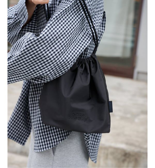 OUTDOOR PRODUCTS Usual Things「BASIC Drawstring BAG」|ショルダー・メッセンジャー|