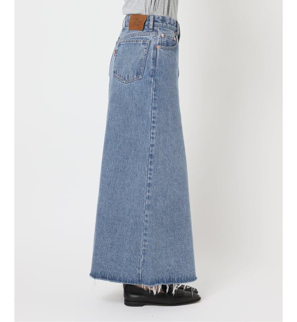 OUTDOOR PRODUCTS Usual Things「≪予約 追加5≫ULTデニムスリットリーンスカート」|スカート|