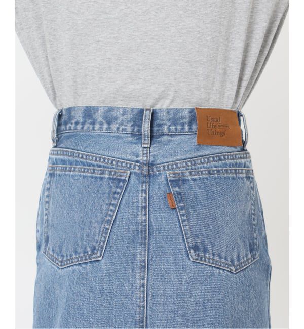 OUTDOOR PRODUCTS Usual Things「≪予約 追加5≫ULTデニムスリットリーンスカート」|スカート|