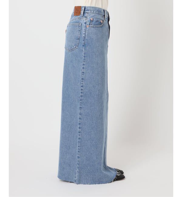 OUTDOOR PRODUCTS Usual Things「≪予約 追加5≫ULTデニムスリットリーンスカート」|スカート|