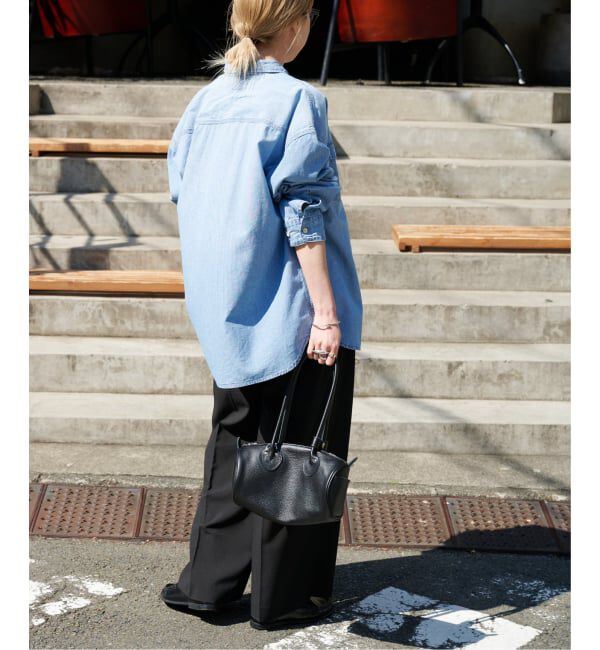 OUTDOOR PRODUCTS Usual Things「≪予約≫ULTシャンブレーファティーグシャツ」|シャツ・ブラウス|