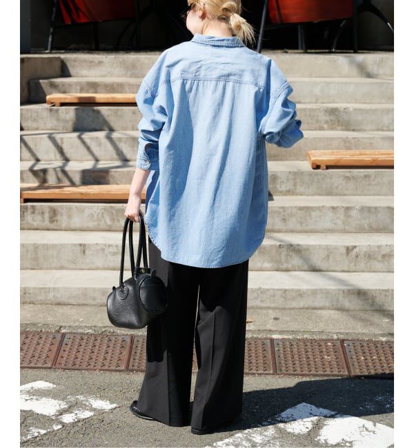 OUTDOOR PRODUCTS Usual Things「≪予約≫ULTシャンブレーファティーグシャツ」|シャツ・ブラウス|