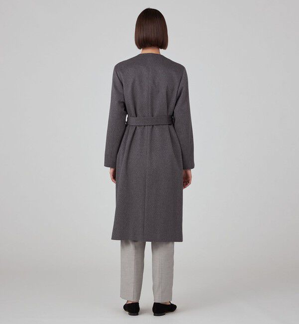 TOMORROWLAND collection「ピュアカシミヤ ノーカラーコート」|ノーカラーコート|