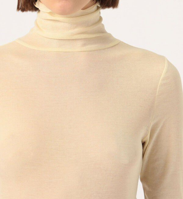 MACPHEE「シアージャージー タートルネックプルオーバー」|Tシャツ・カットソー|