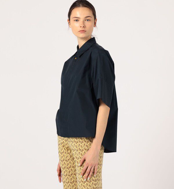 CABaN「コットンタイプライター 半袖シャツ」|シャツ・ブラウス|