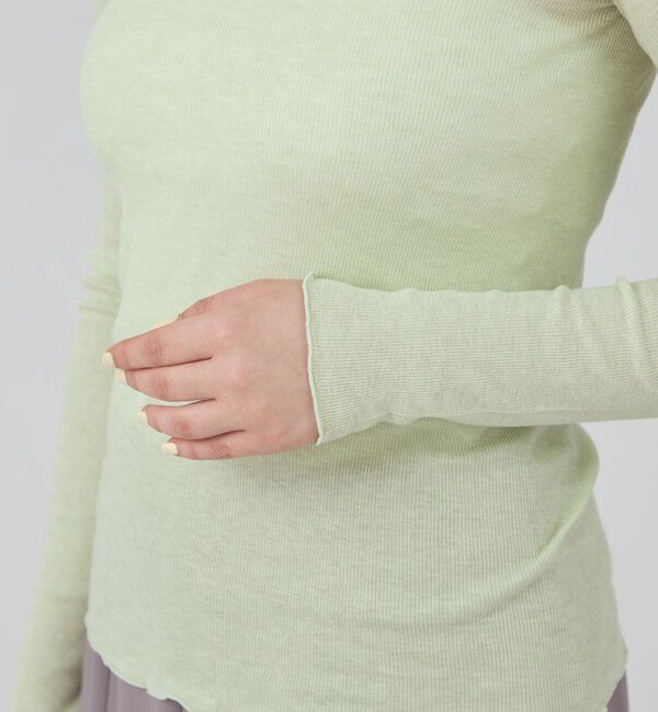 Ballsey「コットンシルクリブ クルーネックプルオーバー」|Tシャツ・カットソー|