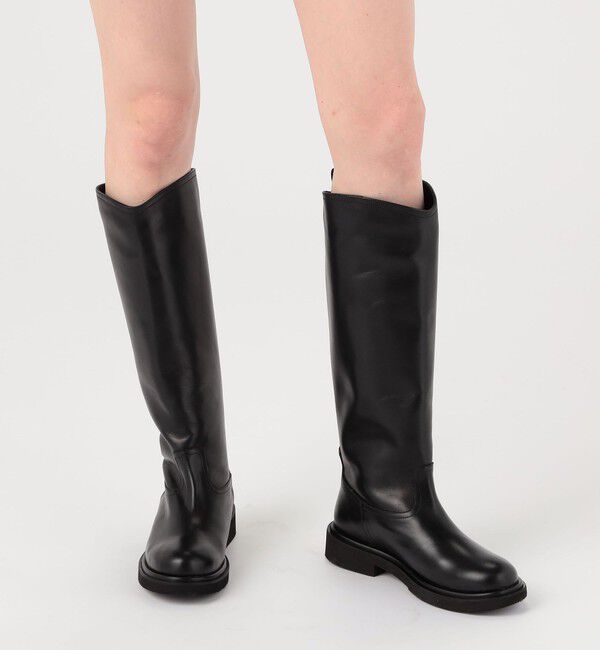 TOMORROWLAND GOODS「GALERIE VIE ボリュームロングブーツ」|ロングブーツ|