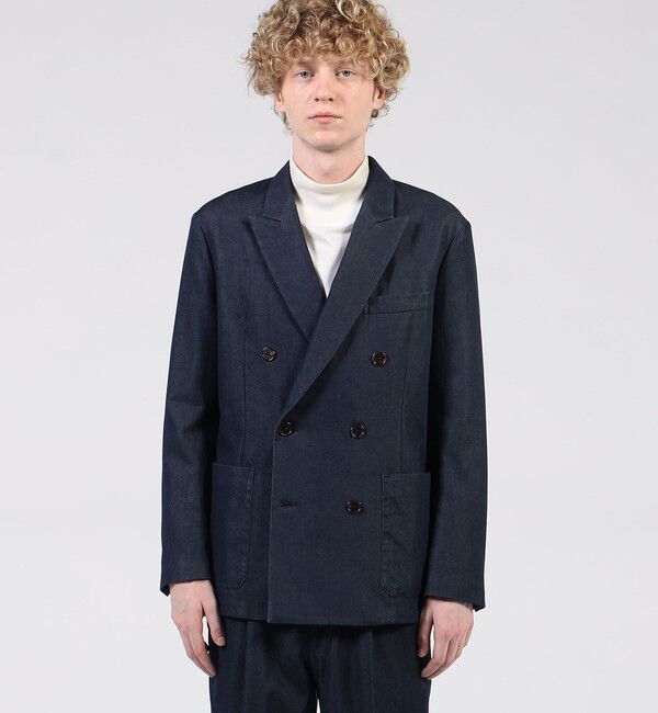 CABaN「CABaN シーアイランドデニム ダブルブレストジャケット」|テーラードジャケット|