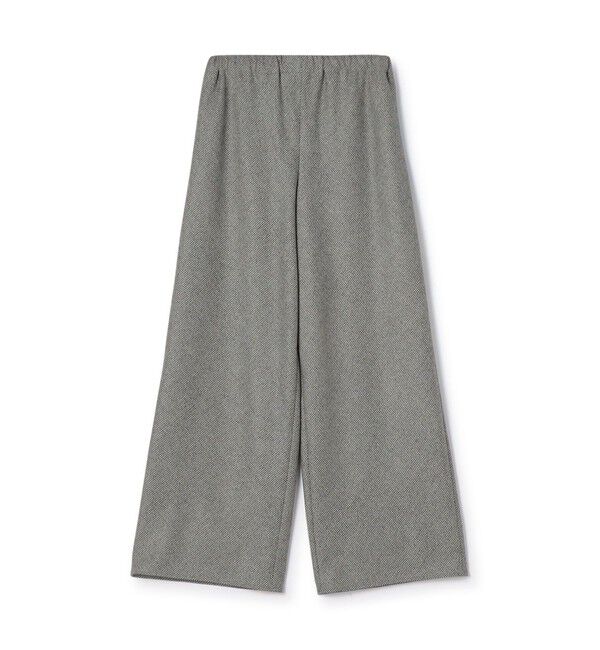 GALERIE VIE「フラノストレッチ イージーワイドパンツ」|その他|16 グレー系