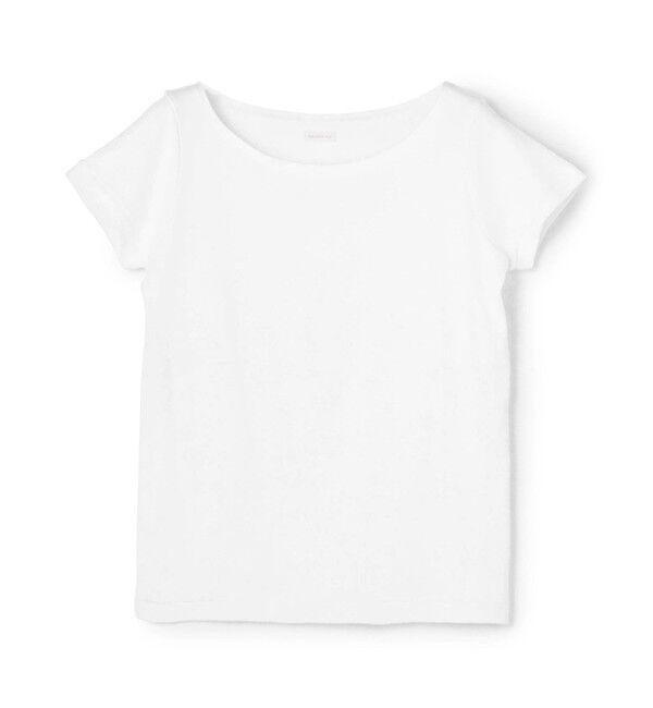 GALERIE VIE「ソフトジャージーリブ ハーフスリーブカットソー」|Tシャツ・カットソー|11 ホワイト