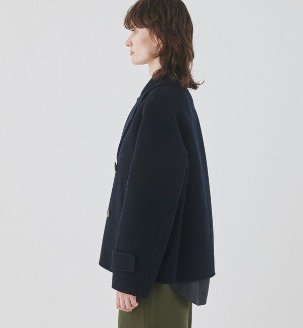 GALERIE VIE「ウールカシミヤダブルフェイス Pコート」|ピーコート|
