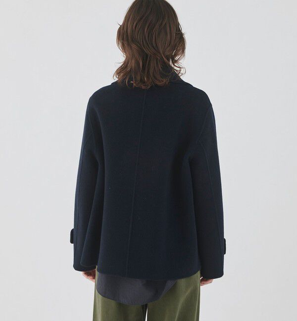 GALERIE VIE「ウールカシミヤダブルフェイス Pコート」|ピーコート|