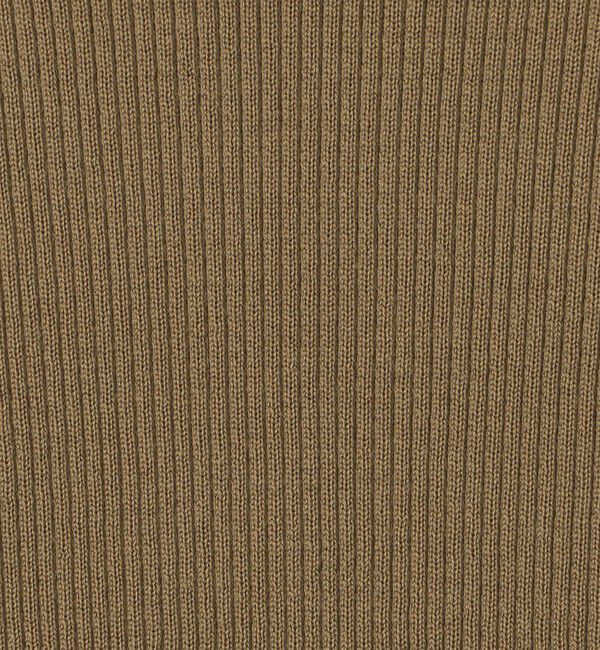 GALERIE VIE「プルミエールウールリブ ビルドネックプルオーバー」|ニット・セーター|