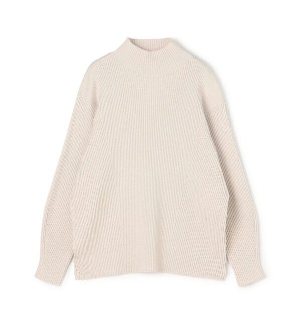 Ballsey「ウールポリエステルストレッチリブ ハイネックプルオーバー」|ニット・セーター|