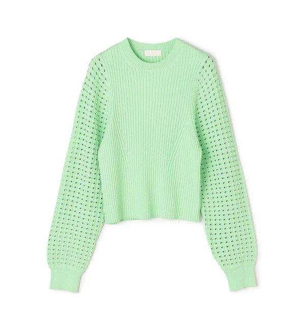 Ballsey「レーヨンストレッチ クルーネックプルオーバー」|ニット・セーター|53 グリーン