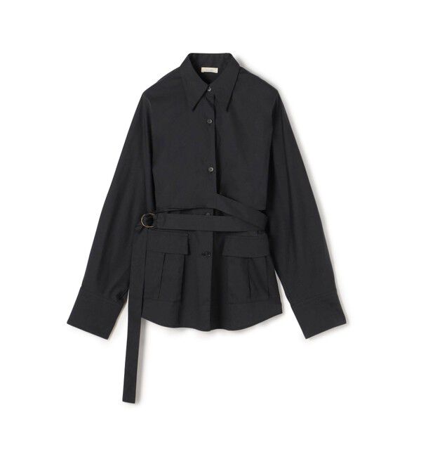 DES PRES「コットンストレッチポプリン レイヤードシャツ」|シャツ・ブラウス|19 ブラック