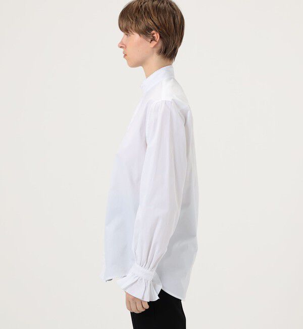 TOMORROWLAND BUYING WEAR「BOURRIENNE BOUDOIR コットン スタンドカラーシャツ」|シャツ・ブラウス|