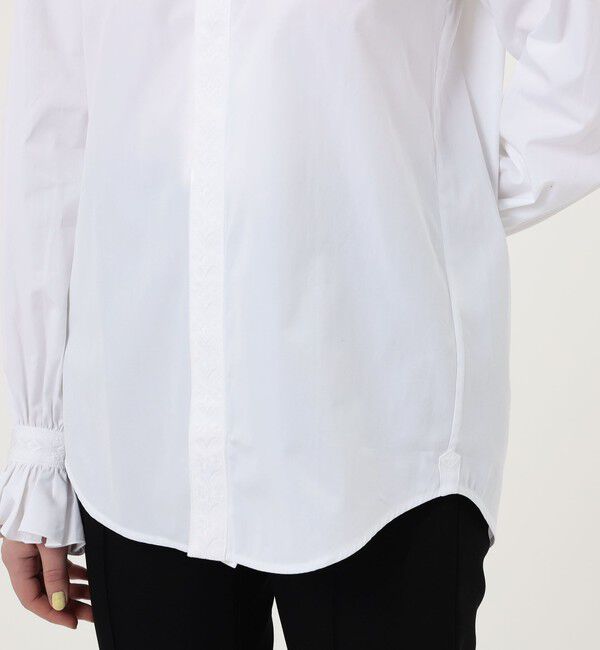 TOMORROWLAND BUYING WEAR「BOURRIENNE BOUDOIR コットン スタンドカラーシャツ」|シャツ・ブラウス|