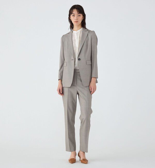 TOMORROWLAND collection「シャイニーシャーク ペンシルパンツ」|スラックス|