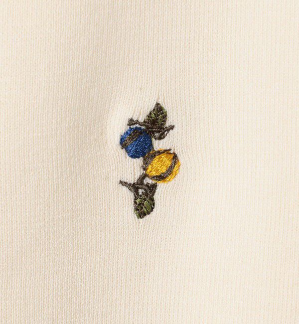 CABaN「GREEN SHOWER エンブロイダリーハーフスリーブカーディガン」|カーディガン|