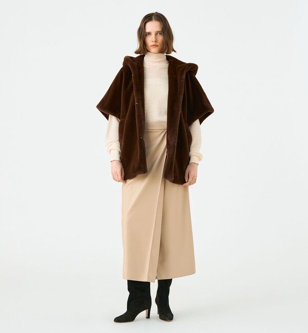 Ballsey「スムースファー フーディーポンチョ」|その他|