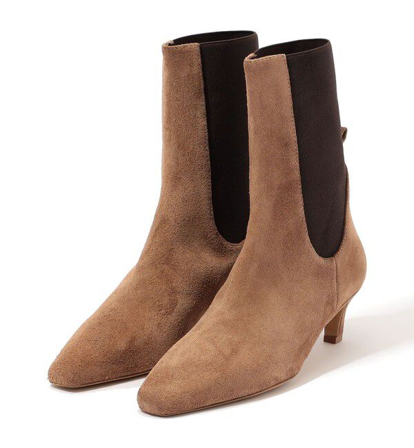 TOMORROWLAND GOODS「NUYOU サイドゴア ミドルブーツ」|ロングブーツ|